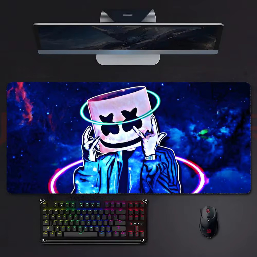 Singer Electronic A-Alan Walker Gaming-Mauspad mit LockEdge in Schwarz und Multicolour - Bild 4