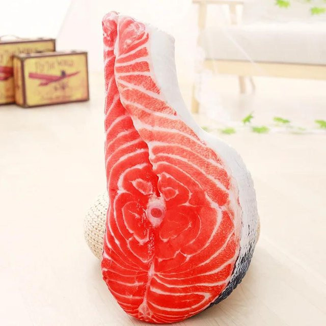 BC Pet Supplies Sushi Plüschtier Lachs, 20cm, Plüsch / Textil - Bild 1