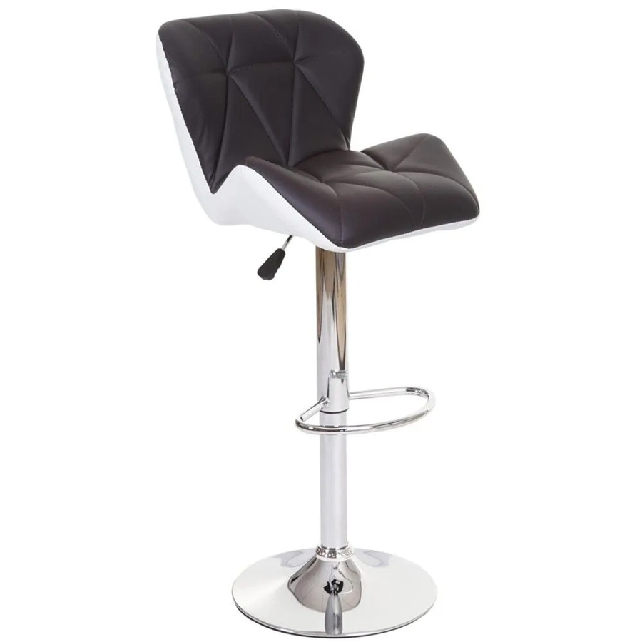 2er-Set Barhocker MCW-A92 aus Kunstleder und Stahl in Braun, drehbar und modern - Bild 2