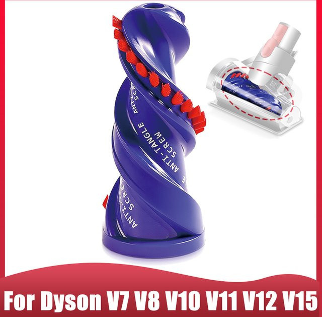 Dyson Anti-Tangle Mini Motorisierte Bürstenkopf Roller Bar Ersatzteil in Blau für V7 V8 V10 V11 V12 V15 Staubsauger - Bild 1