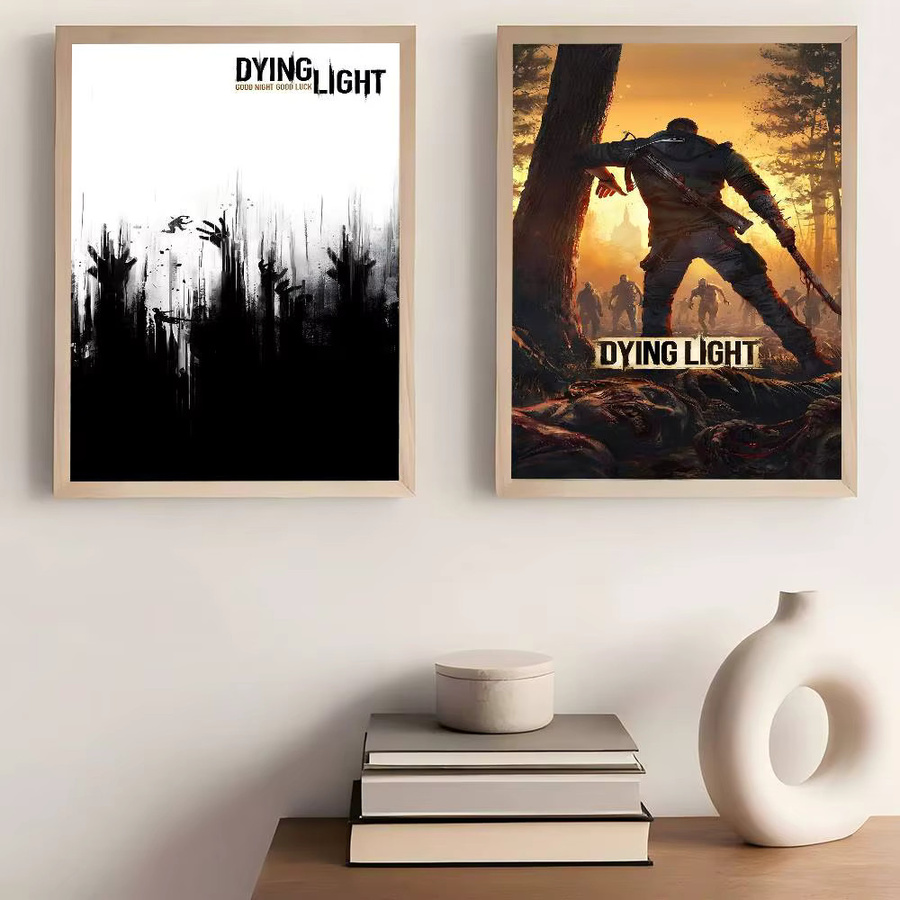 Dying Light Classic Anime Poster wasserfester Papieraufkleber Wanddekoration Mehrfarbig - Bild 3