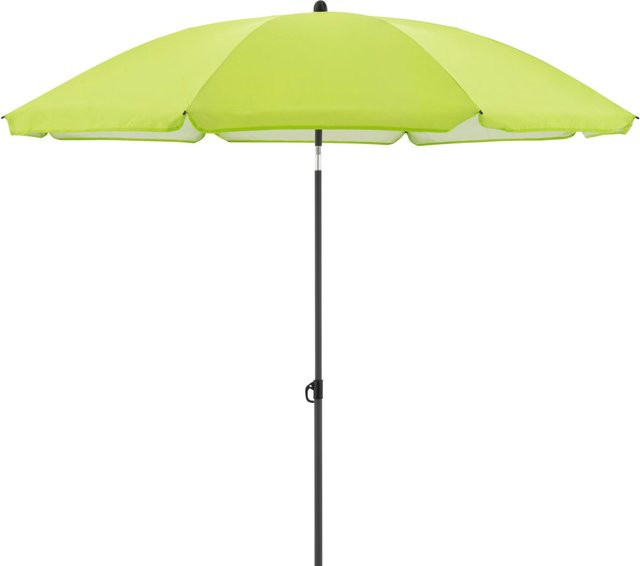 Derby Balkonschirm COMO in Grün mit Handöffner und UV 50+ Schutz, Durchmesser: 165 cm, Höhe: 203 cm - Bild 1