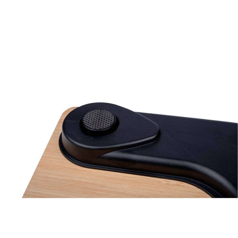 Digitale Personenwaage Grundig aus Bambus in Braun und Beige, B/L: 28 x 28 cm - Bild 2