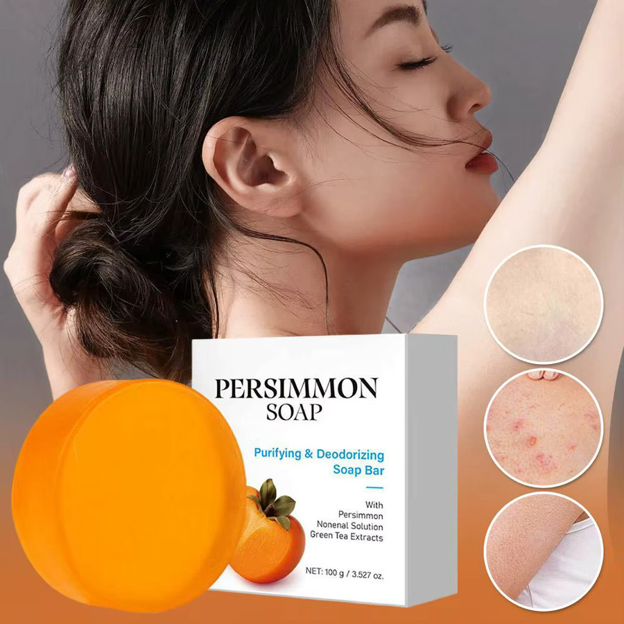 SADOER Persimmon Duschseife, 100 g, Unisex - Bild 3