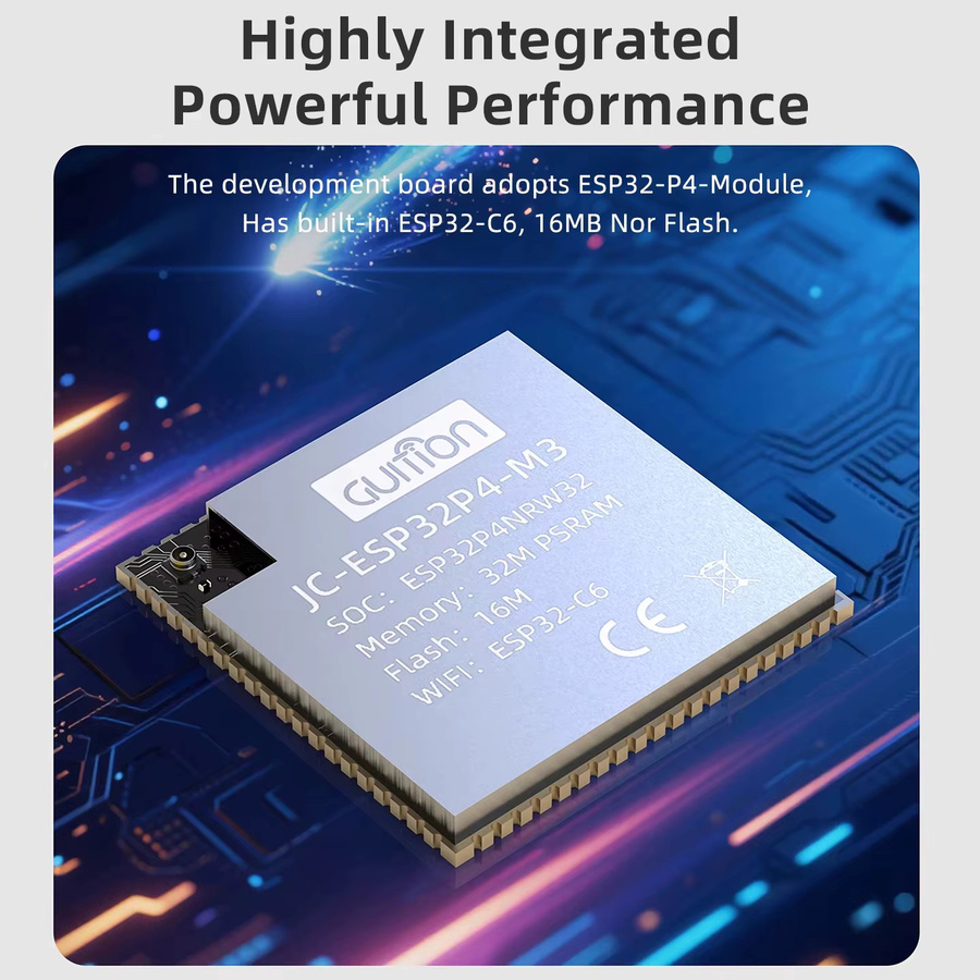 QSZNTEC ESP32-P4 ESP32-C6 Dual-Core Modulkernplatine mit 32 MB PSRAM und 16 MB Flash-Speicher, WiFi und Bluetooth BLE 5 - Bild 4