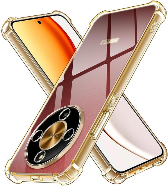 Stoßfeste Schutzhülle für Honor Magic 8 Pro Lite in Grau und Transparent - Bild 1