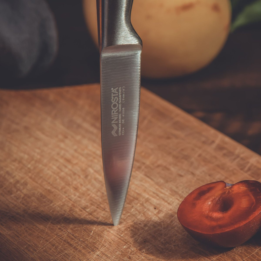 Nirosta Gemüsemesser Star aus Edelstahl in Silber mit 8,5 cm Klinge - Bild 2