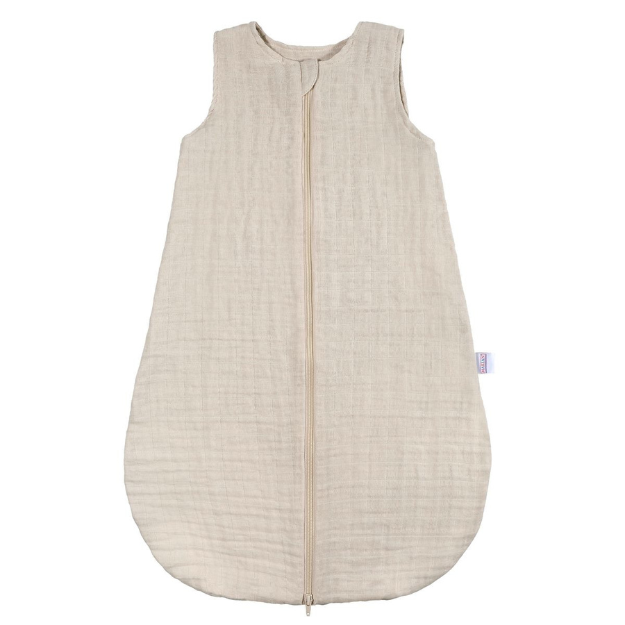 Makian Musselin-Schlafsack für Babys in Beige, Größe 90 cm - Bild 1