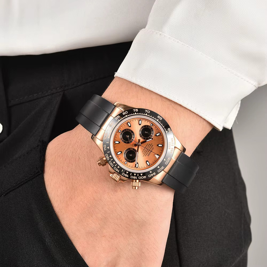 OUMASHI Armbanduhr, Quarz, Edelstahl, Saphirglas, Herren - Bild 3