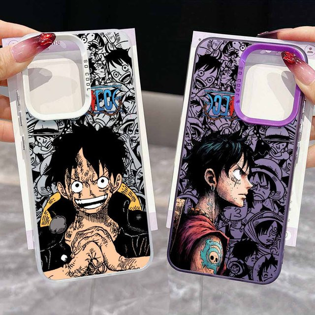 One Piece Luffy Anime Handyhülle für Samsung Galaxy S26 S25 S24 S23 S22 S21 S20 FE Ultra Plus, farbenfrohe Schutzhülle für Android Smartphones - Bild 1