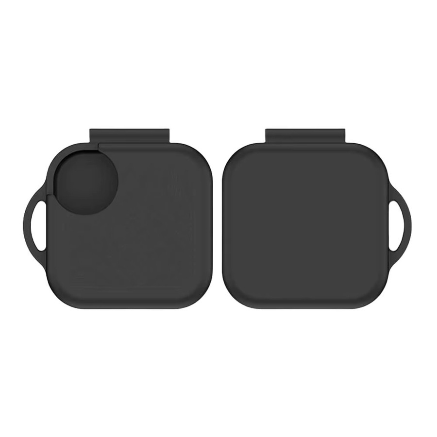 Stoßfeste Silikon-Schutzhülle mit Karabiner für Nothing CMF Buds Pro 2 in Schwarz - Bild 5
