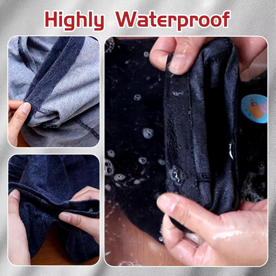 Starker transparenter Stoffkleber mit Auftragsgerät für Saumreparaturen und Applikationen auf Baumwolle, Denim und Polyester - Bild 3