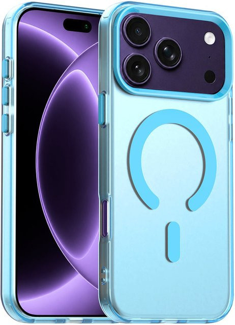 Techsuit CandyCase MagSafe-Hülle für Apple iPhone 18 Pro und iPhone 17 Pro, Blau - Bild 1