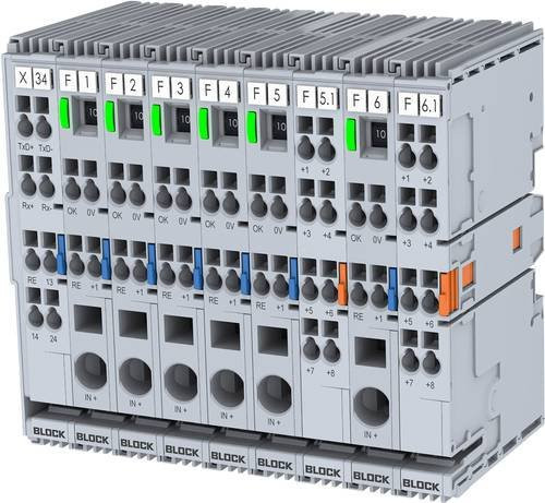 BLOCK EB-2824-040-0 Elektronischer Schutzschalter 24 V/DC 4A Grau mit 1 Ausgang - Bild 1