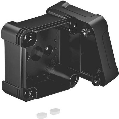 OBO Bettermann X04C SW Gehäuse Schwarz B: 11,4 cm, H: 11,4 cm, T: 7,8 cm - Bild 1
