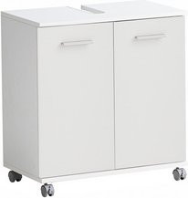 Schildmeyer Waschbeckenunterschrank Palermo in Mattweiß, B/H/T: 60 x 63,4 x 32,6 cm - Bild 1