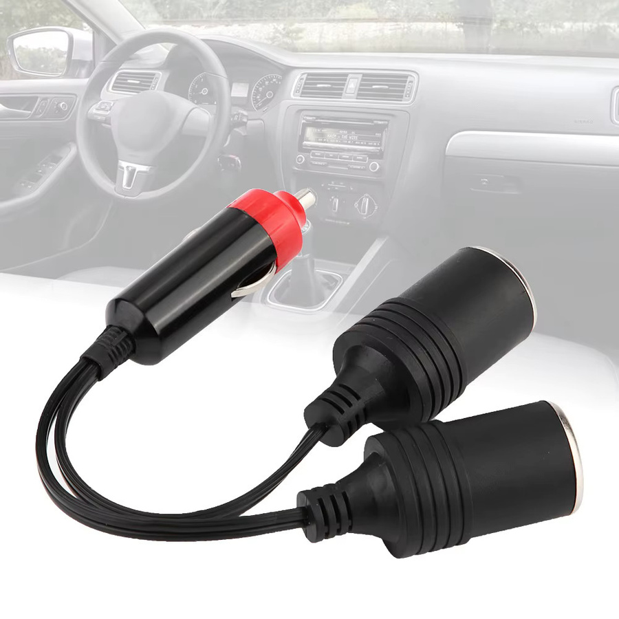 YOUTHINK 2-Wege-Autoladegerät als Zigarettenanzünder-Splitter und Adapter in Schwarz - Bild 4