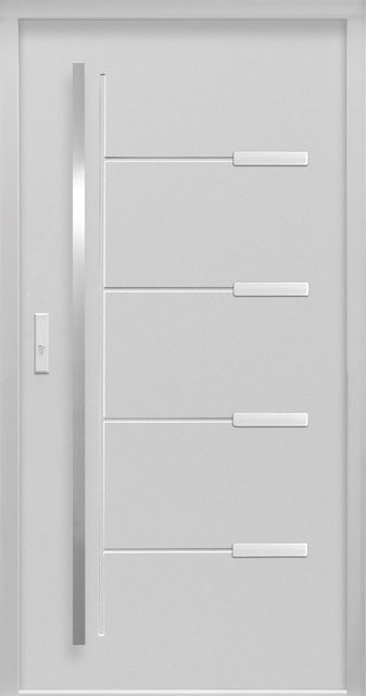 Sicherheits-Haustür Splendoor ThermoSpace Oslo Prime RC2 in Grau, B/H: 110 x 210 cm, Anschlag Links - Bild 1
