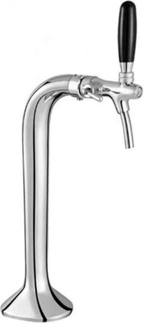 Einstelliges ich-zapfe Bierzapfsäule Schanksäule in Chrom Silver - Bild 1