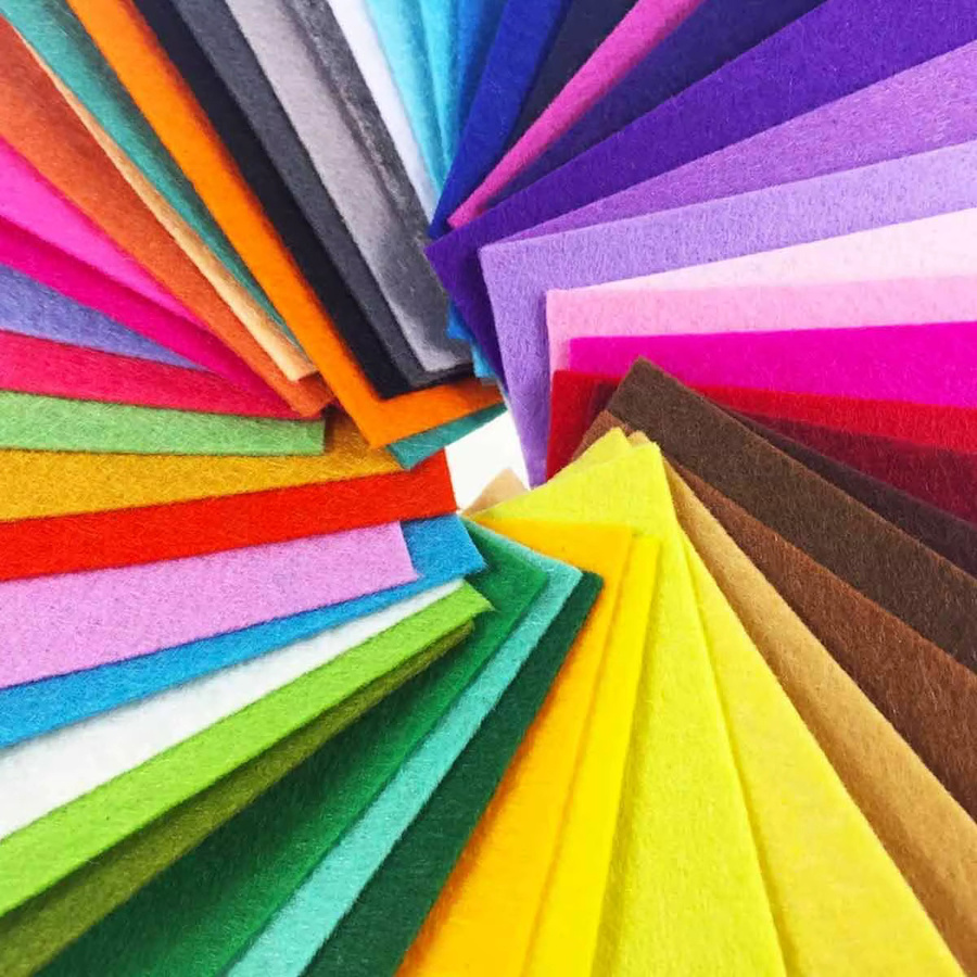 40 Stück mehrfarbige Filztücher für DIY-Bastelarbeiten und Nähprojekte - Bild 4