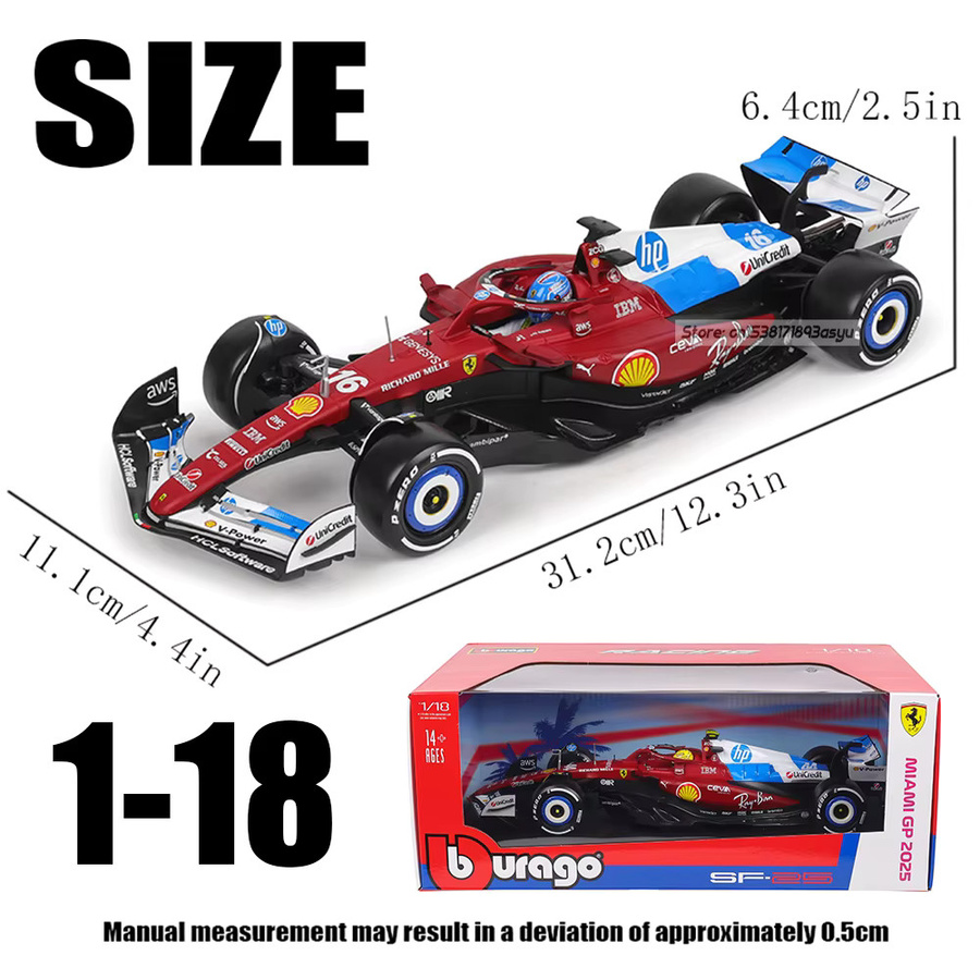 Bburago Ferrari SF25, Automodell, 1:18, ab 14 Jahren - Bild 3