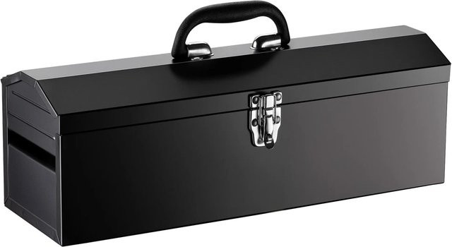 Wiltec Werkzeugkasten aus Stahl in Schwarz, B/T/H: 48,4 x 15,4 x 16,5 cm - Bild 1