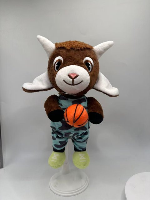 Bandai Ziegen-Plüschtier, Basketball Cartoon-Ziege, Plüsch / Textil - Bild 1