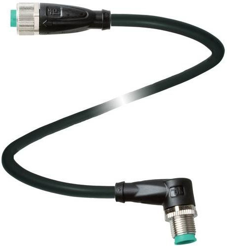 Pepperl+Fuchs 247266 Sensor-Aktor-Steckverbinder konfektioniert, Farbe: Schwarz, Länge: 2 m, Polzahl: 4 - Bild 1