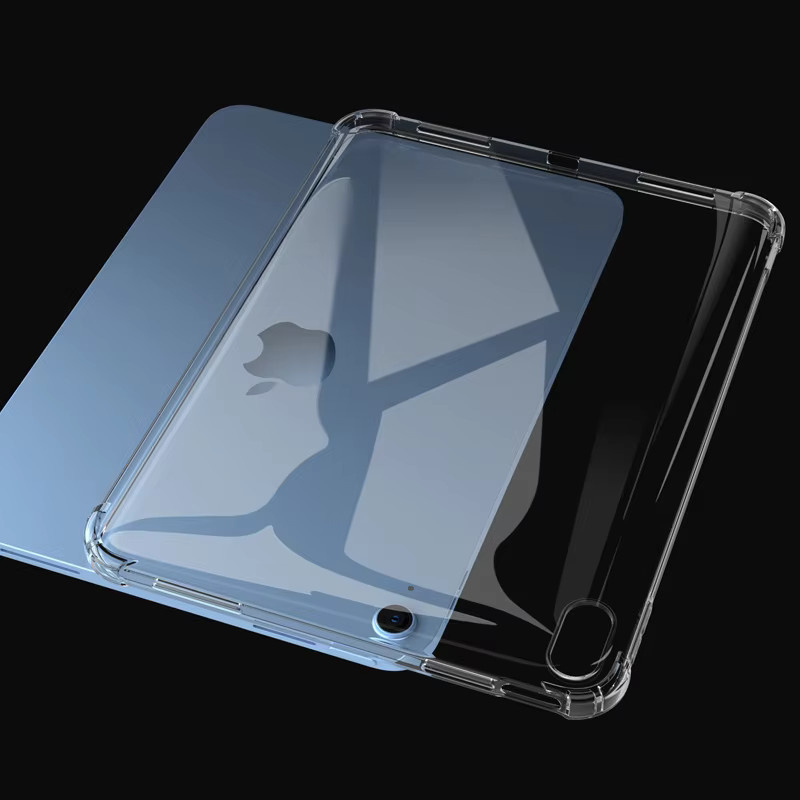 Stoßfeste Silikonhülle für Apple iPad 10. Generation 2022 (A2696), transparente flexible Schutzhülle - Bild 5