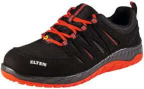 Elten Sicherheitshalbschuh Maddox W Black-Red Low ESD S3 in Schwarz-Rot, Größe 41 - Bild 3