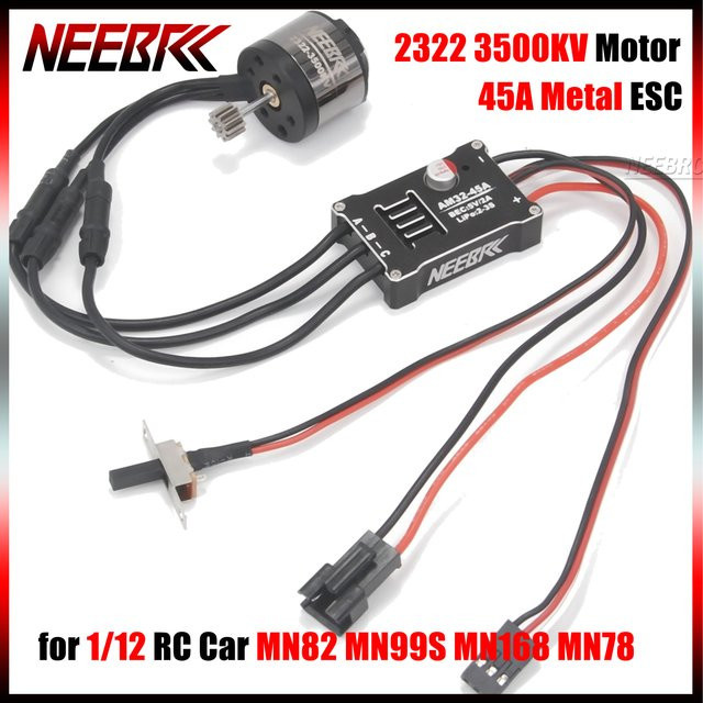 NEEBRC Crawler Bürstenloser Motor 3500KV Outrunner 45A Metall, Zubehör - Bild 1