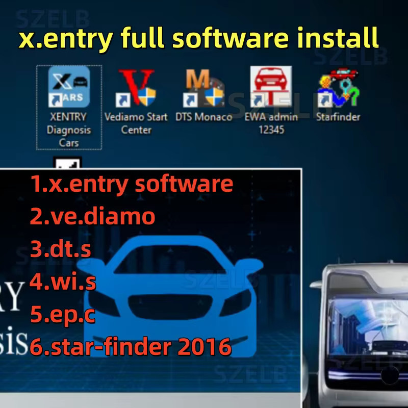 Xentry 2026.3 Mercedes-Benz Diagnosesoftware Vollversion inklusive Openport J2534 zur Ferninstallation und -aktivierung - Bild 3