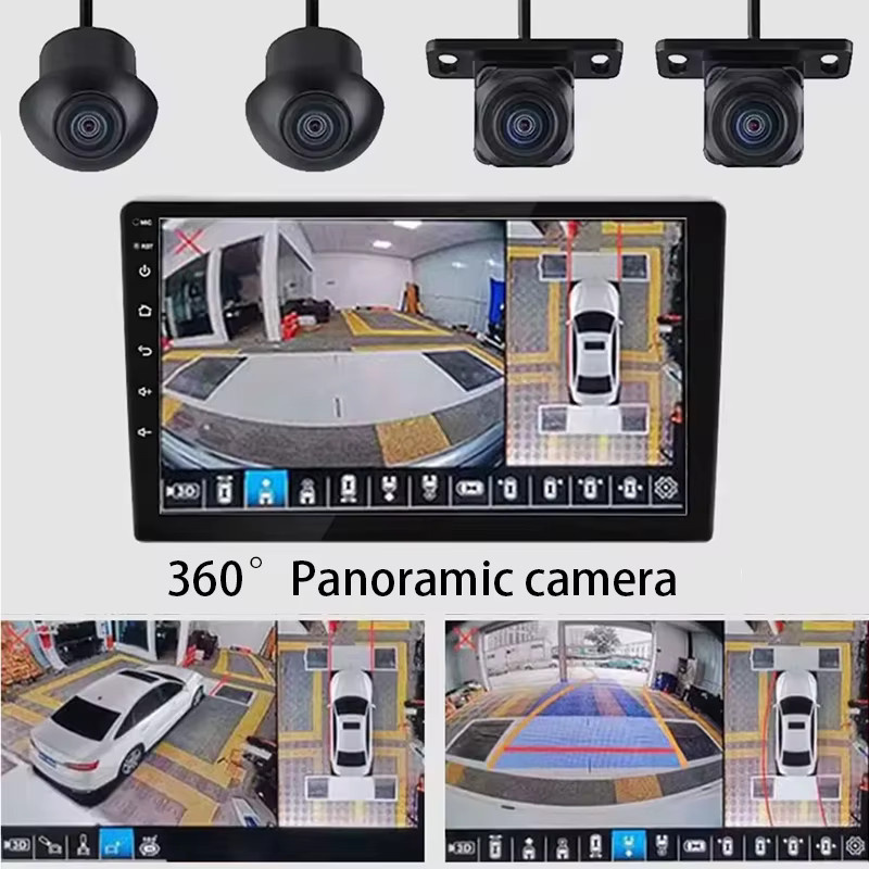Youneefa 662/307 WDR 3D AHD 1080P Auto 360° Panoramakamera in Schwarz mit Nachtsicht und Wasserdichtigkeit - Bild 4