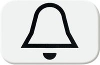 Busch-Jaeger Tastersymbol Klingel Symbolwippe Busch-balance SI Alpinweiß 2525 KI-214 - Bild 1