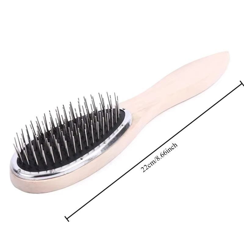 Antistatischer Stahlkamm für Perücken und Haarverlängerungen, Unisex - Bild 2