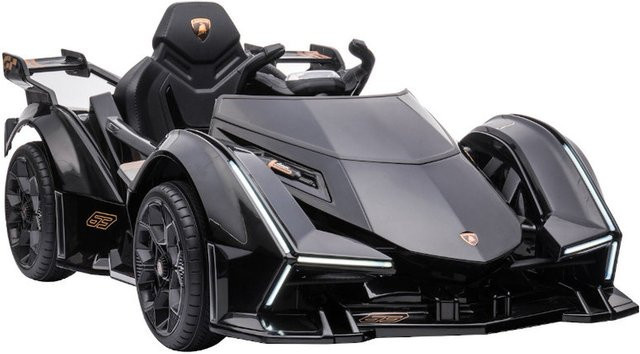TPFLiving Lamborghini V12 Vision Gran Turismo, Elektro-Kinderauto, schwarz - Bild 1