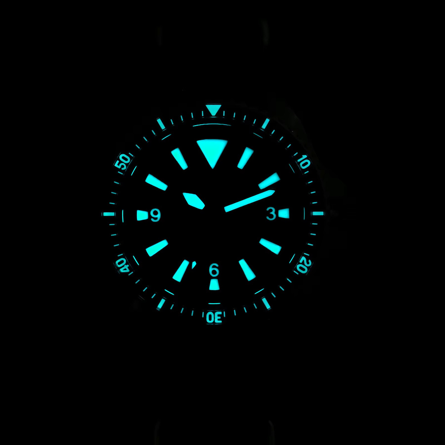 Watchdives Armbanduhr, Vintage, Quarz, Edelstahl, 38 mm, Herren - Bild 4