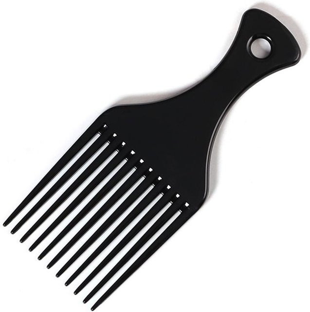 BlueZOO Haarkammeinsatz Afro-Haarpickkamm, Schwarz - Bild 1