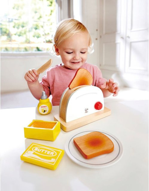 Hape Toaster-Set Pop-up, Holz, ab 2 Jahren - Bild 1