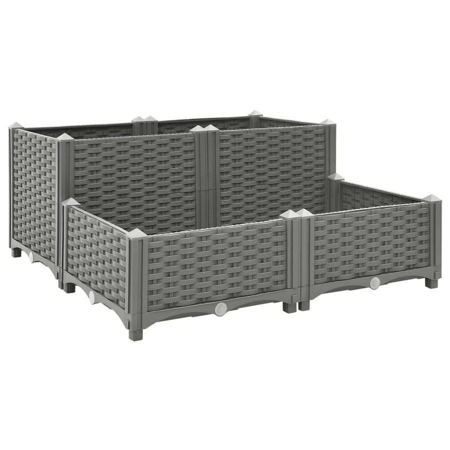 Hochbeet furnicato aus Polypropylen B/T/H: 80 x 80 x 38 cm - Bild 2