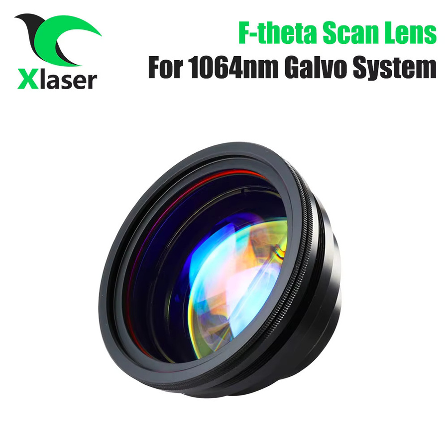 LSKCSH F-theta Scan Objektiv für 1064nm YAG Optische Faser Laser Kennzeichnung Maschinen, Schwarz, Feldgröße 50x50 mm bis 300x300 mm, Brennweite 63-420mm, Gewinde M85x1 - Bild 2