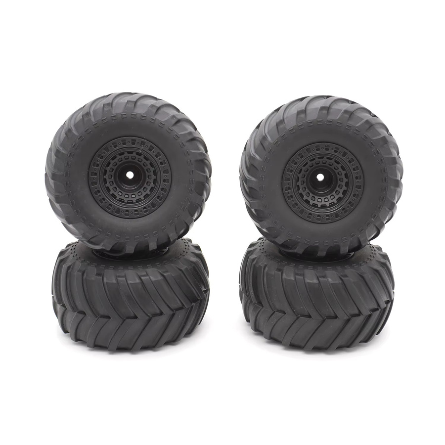 YSIDO RC Auto Rutschfeste Gummireifen, 4-teiliges Set, 92mm, 12mm HEX - Bild 3