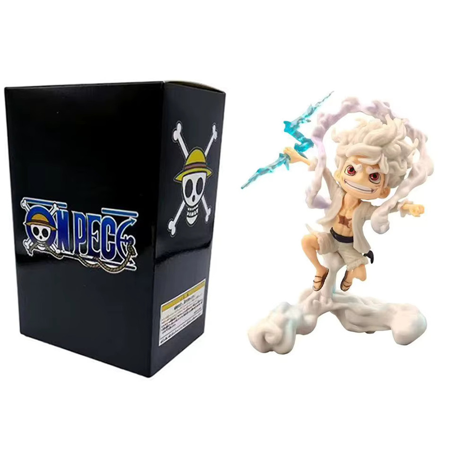 Bandai One Piece Sonnengott Nika Ruffy Gear 5 Q Version Action Figur - Bild 3