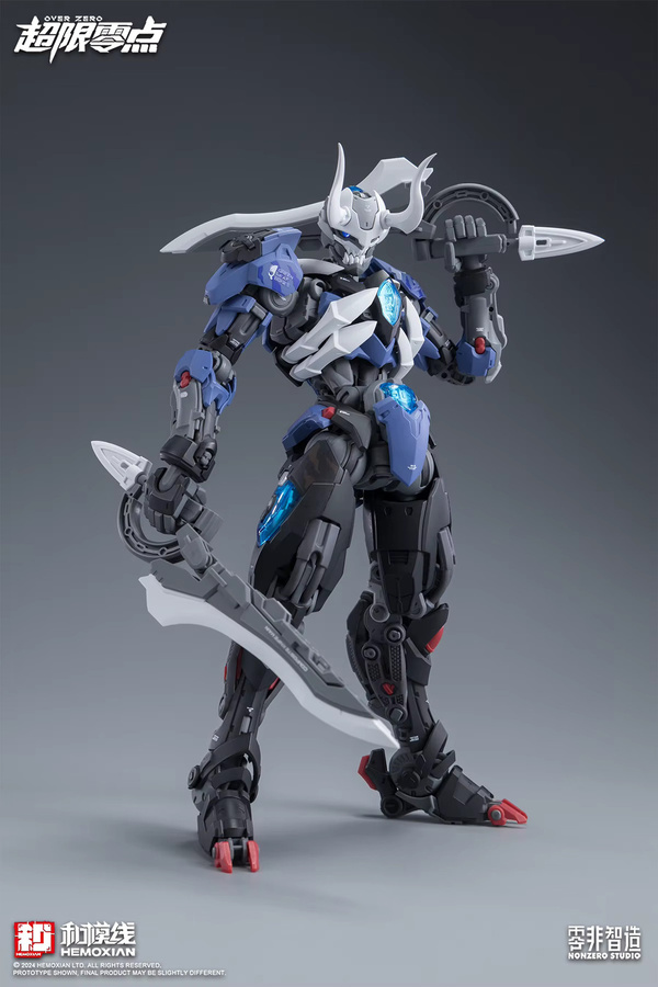 NONZERO STUDIO Hemoxian Lone Shadow 1/100 MG NBD-009 Montagemodellbausatz, Actionfigur - Bild 3