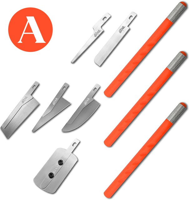 NEWBEAT MS101 DIY Mini-Handsäge in Silber für Modellbau und Handwerkskunst - Bild 1