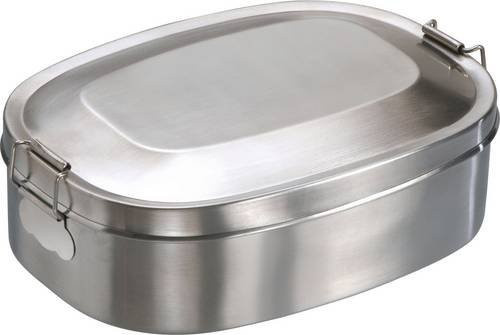 MATO interpräsent 4174 Vesperdose Break aus Edelstahl in Silber, 0,45 Liter - Bild 1