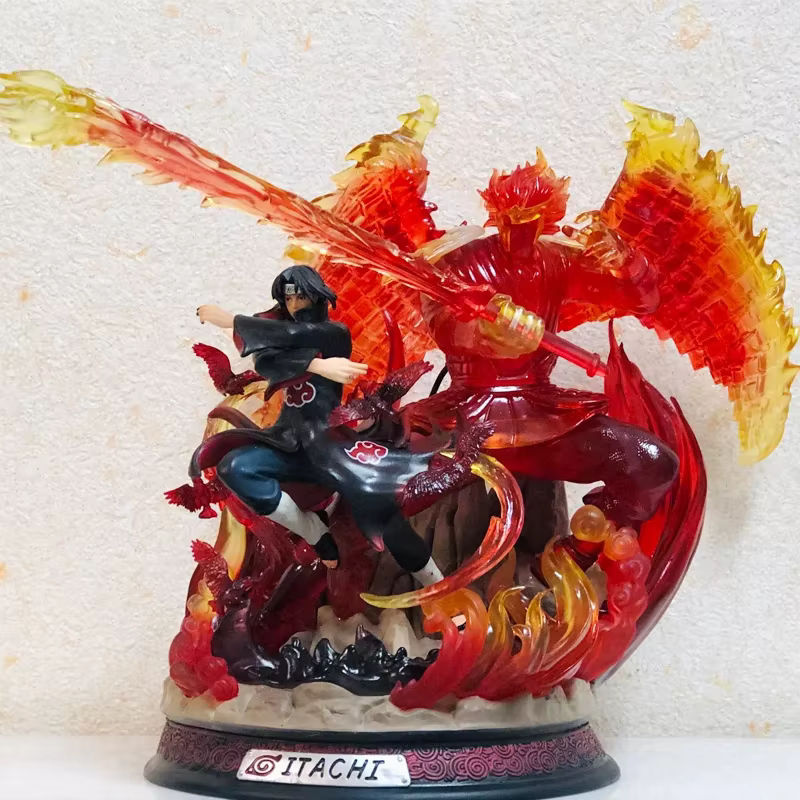 Bandai Naruto Uchiha Itachi Susanoo Schlacht Form Action Figur mit LED Licht, mehrfarbig, Höhe: 36 cm - Bild 3
