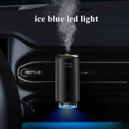 YESPLEASE Elektrischer Aroma Diffusor für Auto und Zuhause, Luftreiniger und Luftbefeuchter mit Öl-Box, Schwarz