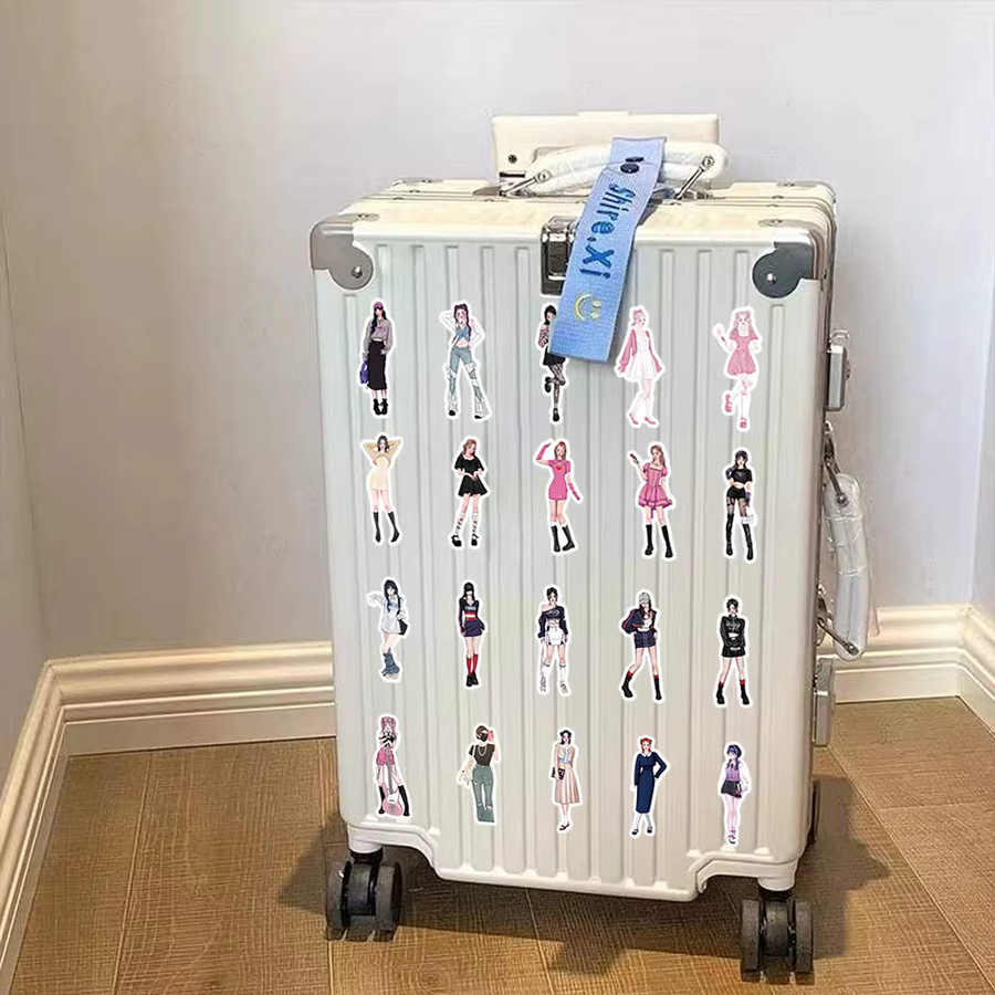 63 Stück Süße Mädchen Aufkleber Set in Multicolour von BulingBulingStickers Shop für Helm, Fahrrad und Schreibwaren - Bild 4