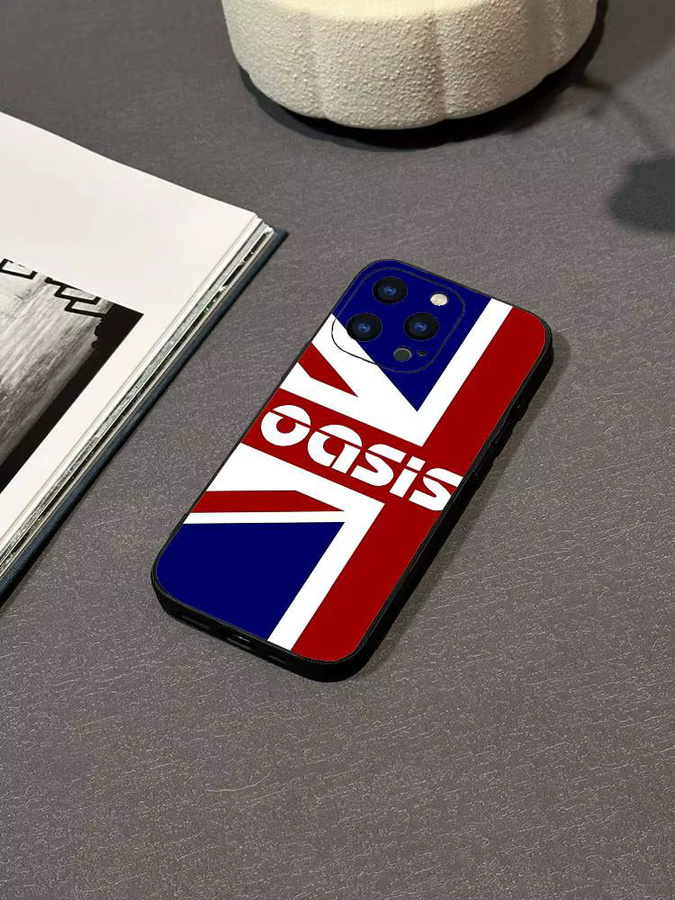 Hot-O-Oasis-Band Handyhülle für iPhone 15 14 13 12 11 Pro Max Xr Xs Shell Cover Case in Schwarz - Bild 6